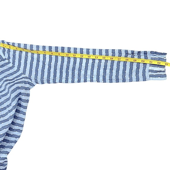 J. McLaughlin Button Down Striped Blouse - Picture 9 of 13